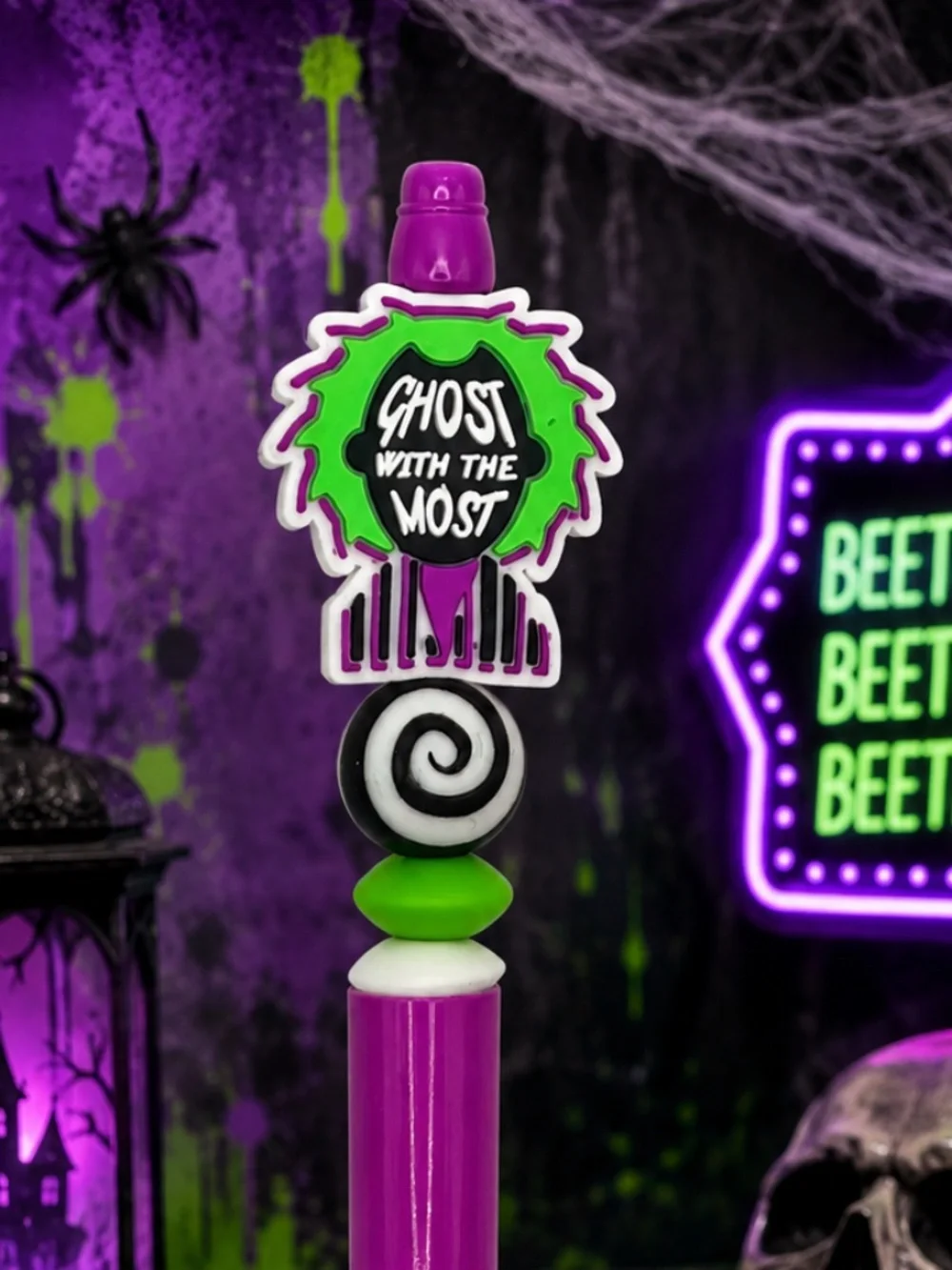Ghost With the Most Beaded Pen
